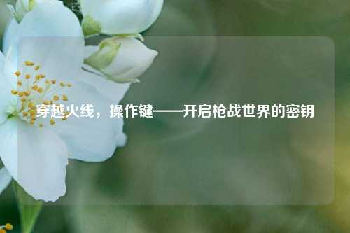 穿越火线，操作键——开启枪战世界的密钥