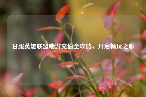 日服英雄联盟端游充值全攻略，开启畅玩之旅